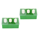 Set of 2x Pigeon Food Water Bowl Feeder Plastic Birds Cage Sand Food Box