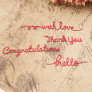 Greeting Words Cutting Die Metal Scrapbooking Dies Craft Dies Greeting CardBX