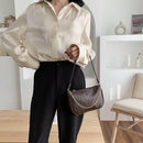 Crocodile Leather Women Handbags Shoulder Ladies Totes Bags (Chain Coffee)