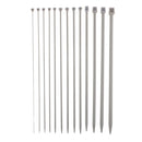 26 Pieces Stainless Steel Single Pointed Knitting Needles Weave Craft Tools
