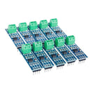 10pcs TTL to RS-485 Converter Board Based on MAX485 Transceiver Module 5V C3E8