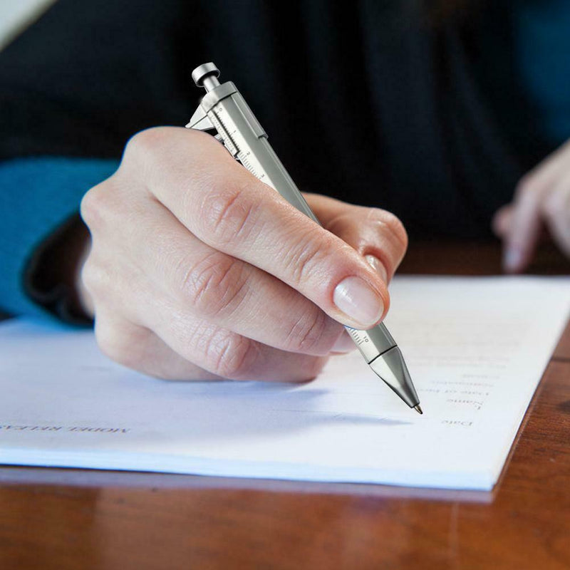 Pen Shape Plastic Vernier Caliper Ruler Measuring Tool Multifunctions