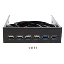 4Port USB2.0+Dual USB3.0 Front Panel Data Hub for Flash Drive/Desktops