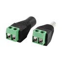 2 plug male and female 5.5 x 2.1 mm DC jack, surveillance camera EU power p