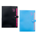2pcs Multi-Layer Folder Document Bag Organizer Expandable Paper Holder