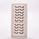 New 10 pairs/lot Half/ Mini /Corner Winged False eyelashes Cute eye lashes ACME