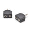 2X Audio 3.5mm Jack Male to Double AUX Female Headphone Y Splitters Adapters ES
