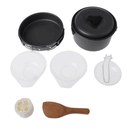 8pcs Camping Hiking Cookware Set Backpacking Cooking Picnic Bowl Pot Pan Outdoor