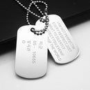 Descendants of the Sun Song Joong Ki Korean Army Card Pendant Necklace