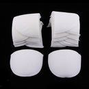 Pair of 6 Large Suits Shoulder Pads for Women Men Coats Jackets White