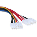 20P ATX To 2 Port 6Pin AT PSU Converter Power Cable For Computer 286 386 486BX