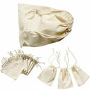 12pcs Mini Burlap Natural Linen Sack Jewelry Pouch Drawstring Bags-Gift T9Q8