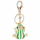 Fashion Holder Car Handbag Green Chic The Prince Jewelry Keyring Keychain K W1X3