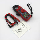 Electric LCD Clamp Multimeter Volt Current Resistance Ohm Tester Checker Red