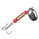 Spinner Sequins Metal Iron Plate Casting Fishing Lure Bait with Treble Hook