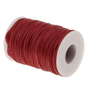 70 Meters Flat Waxed Cord Sewing String Thread for Leather Craft 1.2mm Wide