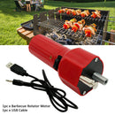 Strong Wind Low Noise Barbecue Rotator Motor Picnic Indoor Outdoor USB Powered