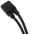 Mini USB 2.0 Female To Dual 2 Male Splitter Cable Y Extension Charger Adapte@