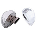 Cartoon Cute Metal Crystal Heart Pendrive USB Flash Drive Memory Stick Pen  C3A6
