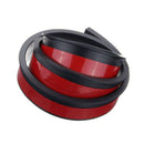 Black Car Fender Flare Wheel Eyebrow Protector Arch Trim Strip 4.5cmx1.5m