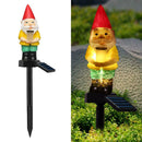 LED Solar Lawn Lamp Spike Santa Claus Shape Waterproof Xmas Outdoor Decor