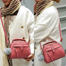 Women Messenger Handbag Shoulder Bag PU Leather Satchel Sling Bag/Cameo SN9F