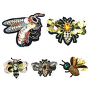 Handmade Rhinestone Beaded&Sequin Patches,Bees Cool Fashion Sew On Crystal