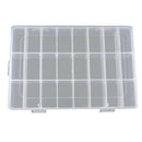24 Slots Transparent Plastic Fishing Lure Box Fishing Tackle Storage Box