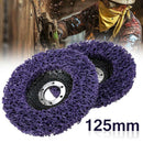 2Pcs 125Mm Poly Strip Disc Abrasive Wheel Paint Rust Removal Clean R7C3