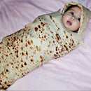 Burrito Baby Blanket Flour Tortilla Swaddle Blanket Sleeping Swaddle Wrap H W1L8
