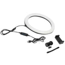 LED Ring Light, Dimmable Adjustable 3 Lights Color 10 Inch with Phone Stand