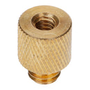 15mm Brass 3/8"-16 Female to 1/4"-20 Male Convert Screw Thread Adapter f. Tripod