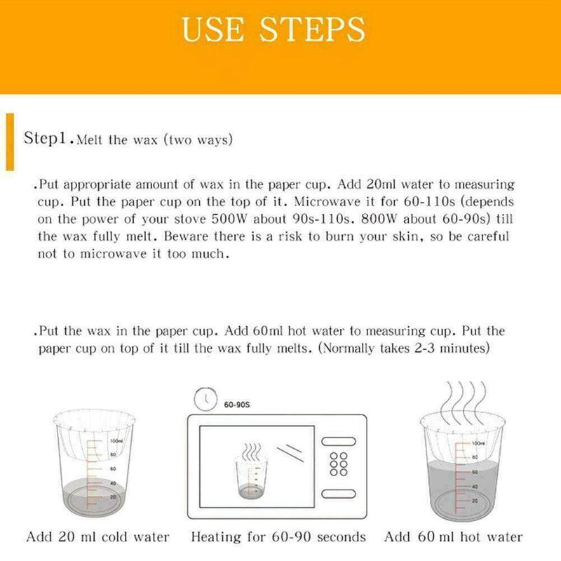 20Pcs Nose Wax Stick Nasal Hair Removal Kits Natural Beeswax Formula New Sa A4Q7