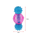 Pet Dog Feeding Barbell Food Leaking Dogs Training Playing Toys Great Gifts