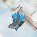 Clothing Bag Alloy Badge Women Men Cartoon Ocean Animal Brooch (Style 2) A