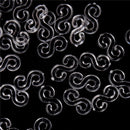 200X Plastic S Clips For  Rubber Band Refills Bracelet Bands   Z
