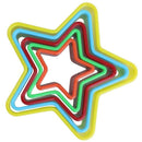 5pcs Pastry Mold for Cake Cookie For Christmas Kitchen, Star C2E3
