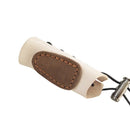 Cow Leather Finger Tab Hunting Tabs Adjustable Finger Saver Protect Guard