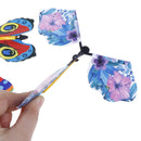 Magic Flying in the Book Butterfly Rubber Band Powered Wind Up Butterfly To3C