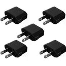 5Pcs European Euro EU to US USA Travel Charger Adapter Plug Outlet Con TWI