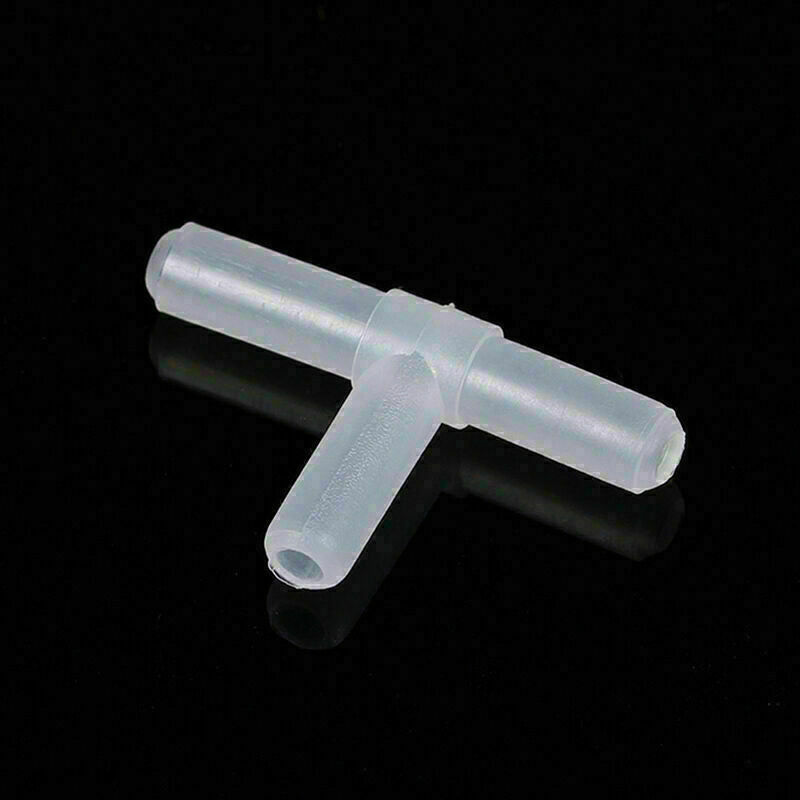 10x Air 4mm 3-Way+ Straight Line Tubing Joint Fish Connector Sale Tool Aqua Z7H3