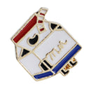 6PCS/Set Mini Enamel Brooch Pins Cartoon Collar Pins Badge Women Jewelry FT