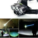 250000LM 5X T6 LED Headlamp Rechargeable Head Light Flashlight Torch Lamp
