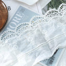 1 Yard Cotton Embroidery Floral Lace Trim Ribbon 14cm-Wide Wedding Fabric Sewing