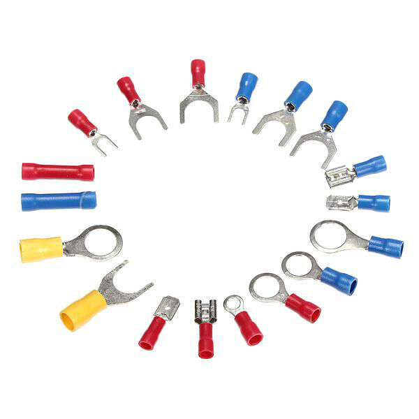 300Pcs Assorted Crimp Terminals Set Insulated Electrical Wiring Connector Kit
