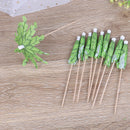10pcs Coconut Tree Sticks Umbrella Picks Toothpick Party Decor Cake Toppers FT