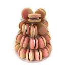 4 Tiers Round Macaron Tower Stand Macaroons Display Rack Holder Baby Shower H4E7