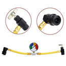 R134A Car Ac Refrigerant Charge Hose Kit Recharge Hose with Gauge, A/C 1/2  V3Z1