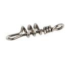 10pcs Soft Lure Baits Worms Hook Pin Spring Fixed Lock Fishing Screw Needle New
