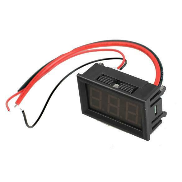 Digital DC Ammeter 10A Green LED Panel Amp Meter Digital Electricity Meter